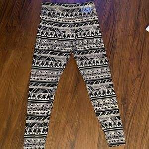 Pink Patterned Leggings